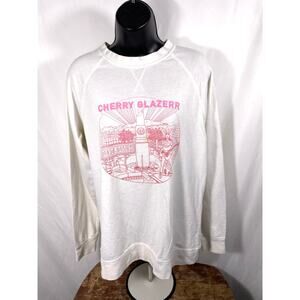 Cherry Glazerr Apocalipstick Sweatshirt White Size M